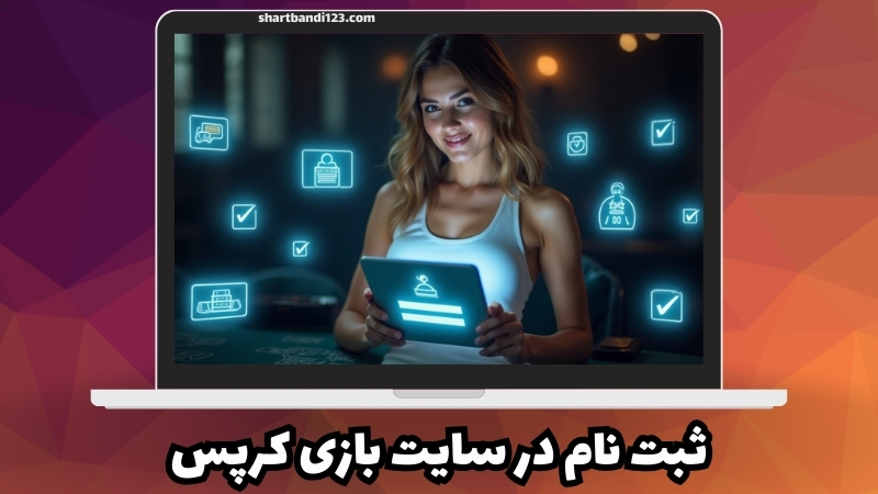 نحوه ثبت نام در سایت های شرط بندی کرپس