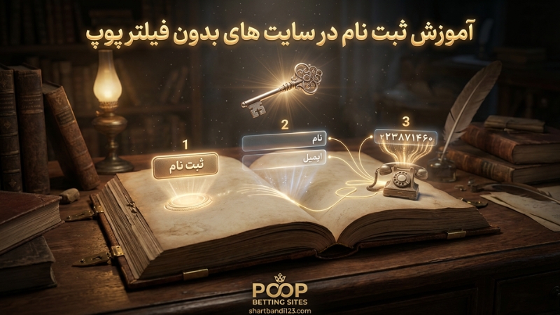 آموزش ثبت نام در سایت های بدون فیلتر poop