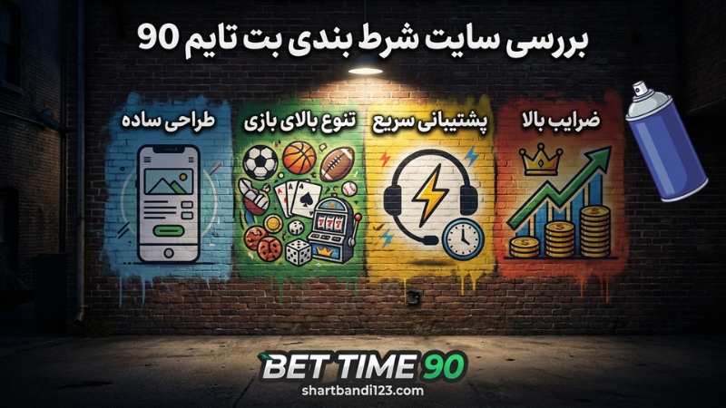 بررسی سایت شرط بندی بت تایم 90