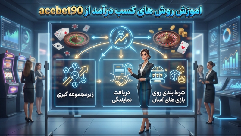 اموزش روش های کسب درآمد از acebet90