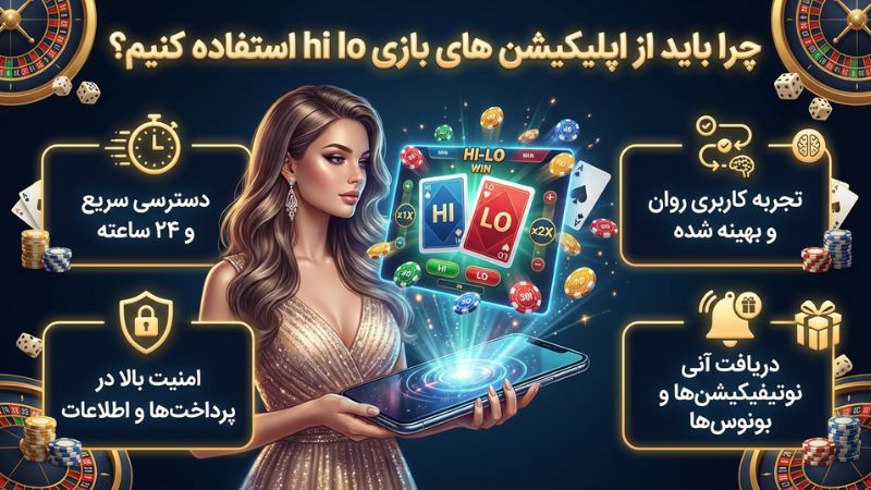 چرا باید از اپلیکیشن های بازی hi lo استفاده کنیم؟