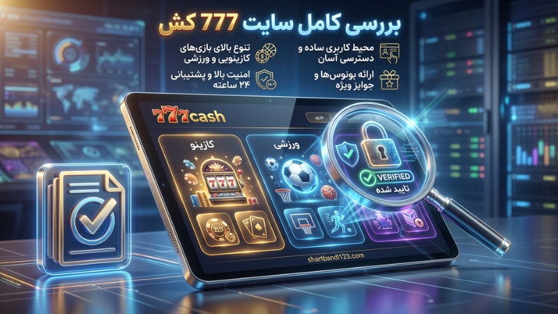 بررسی کامل سایت شرط بندی 777 کش