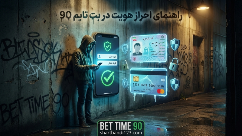 راهنمای احراز هویت در bettime90