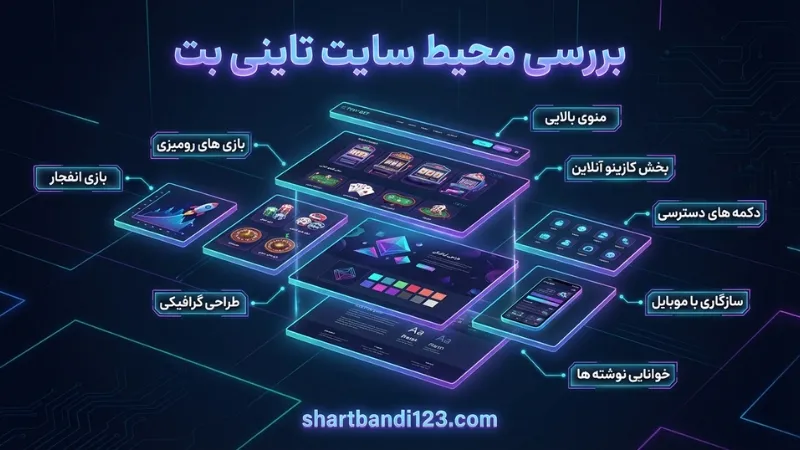 بررسی محیط سایت تاینی بت