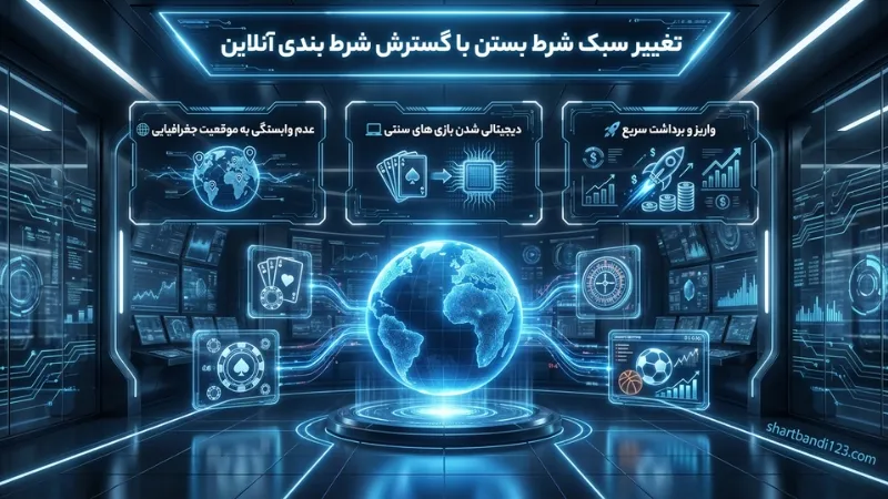 تغییر سبک شرط بستن با گسترش شرط بندی آنلاین