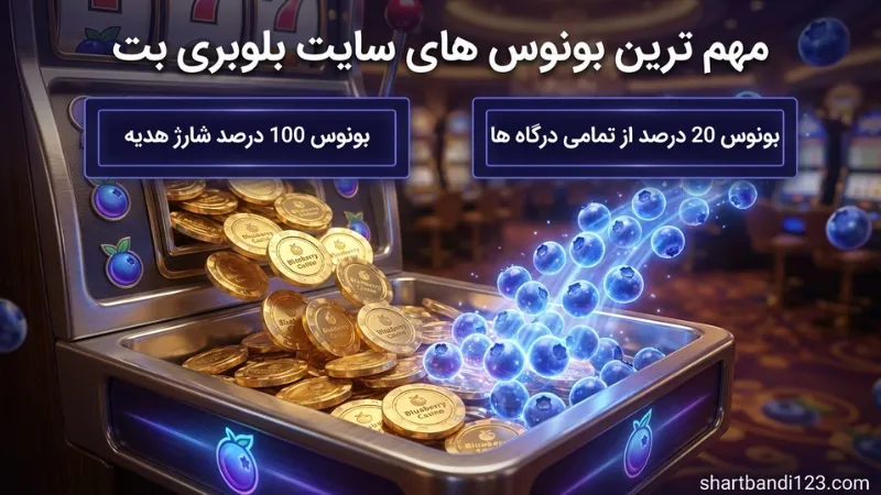 مهم ترین بونوس های سایت بلوبری بت