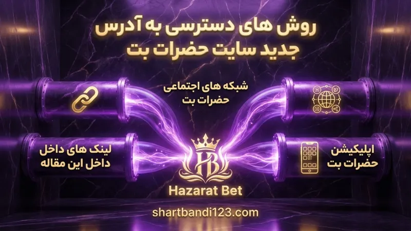 روش های دسترسی به آدرس جدید سایت حضرات بت