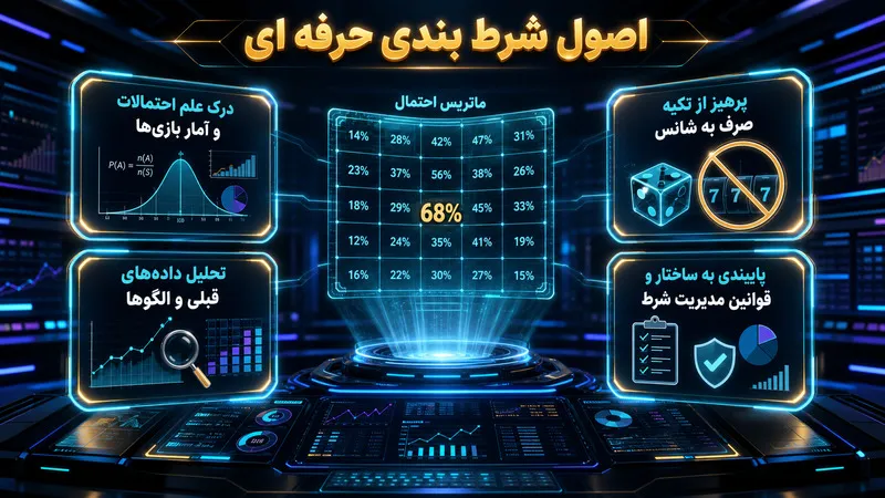 شروع مسیر آموزش شرط بندی حرفه ای