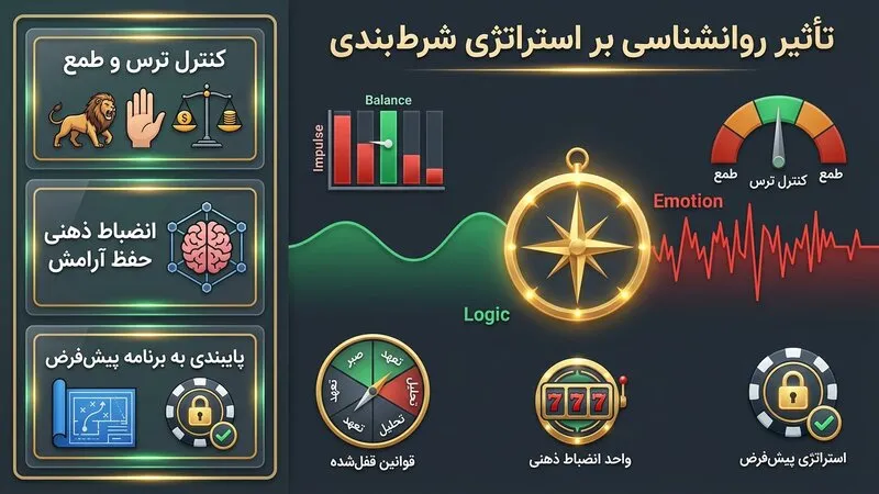 تأثیر روانشناسی بر اجرای استراتژی شرط بندی