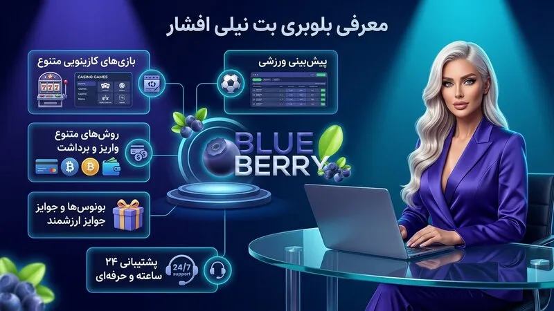 معرفی بلوبری بت نیلی افشار
